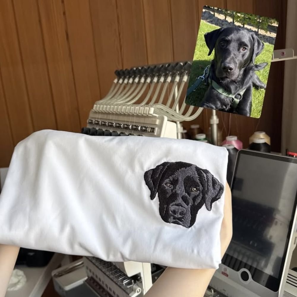 Client apparel embroidered by Aura Embroidery 6