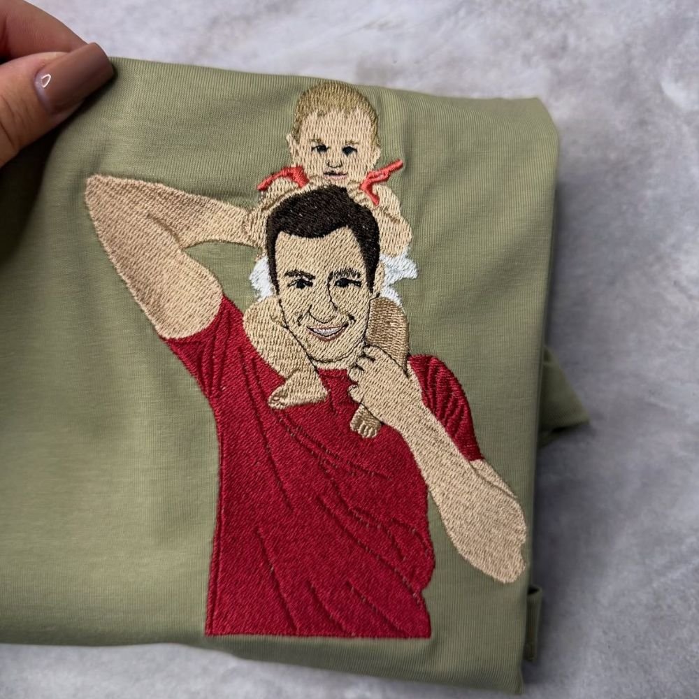 Client apparel embroidered by Aura Embroidery 7